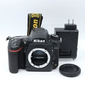 Nikon Digital SLR D750 Camera Body 24.3 MP Black Battery Strap From JAPAN[Exc+5] - Picture 1 of 10