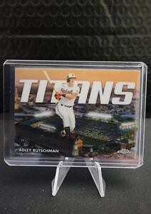 2023 Topps Chrome Adley Rutschman Rookie Card Titans - Baltimore Orioles - Picture 1 of 2