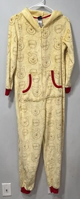 Fantasia Disney Winnie the Pooh 1 peça adulto X-pequeno com capuz • Artigos para dormir - Imagem 1 de 4