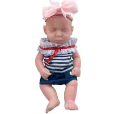 COSDOLL 12" Reborn Girl Doll 2.31lb Full Body Solid Silicone Baby Dolls Newborn