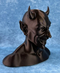 Satan Church of Satan Black Devil Bank Black Pope, Plastic Character Bank - Imagen 1 de 7