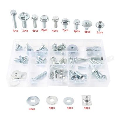 Комплект болтов кузова крепеж гайка шайбы для Honda CRF250R CRF450R CRF250X CRF450X 45 шт. - Изображение 1 из 4