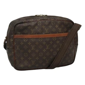 LOUIS VUITTON Monogram Reporter GM Shoulder Bag M45252 LV Auth BD201 - Picture 1 of 21