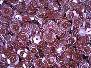 Sequins 8mm Grape Transparent 125g DIY Crafts Sewing Dressmaking Embellishment - Imagen 1 de 2