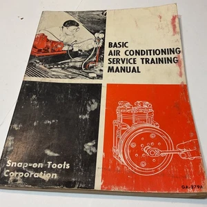 Snap-On Tools Corp. Manual básico de entrenamiento de servicio de aire acondicionado - Imagen 1 de 17