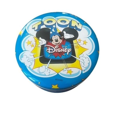 Vintage Toon Disney Mickey Mouse Collectible Round Tin Empty - Image 1 of 3