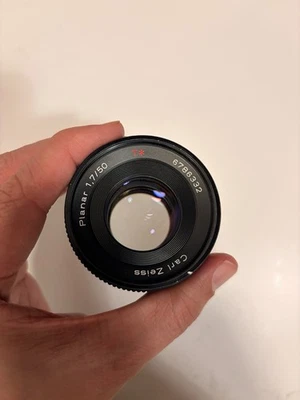 Contax Carl Zeiss Planar T 50mm f/1.7 CY Lens - Image 1 of 4