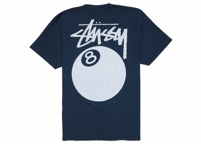 Stussy 8 Ball Tee Pigmento Teñido Azul Marino - Imagen 1 de 2
