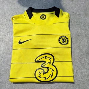 Chelsea Away yellow kit nike shirt and short football kids XL 122-128 - Picture 1 of 9