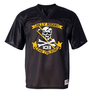 Camiseta de fútbol réplica Jolly Rogers VFA-103 Fear The Bones - Imagen 1 de 3