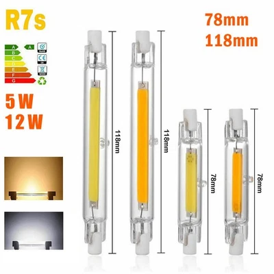 LED R7s  20W 10W 118mm 78mm Glasröhre Glühbirne COB Ersetzen Halogenlampe 220V - Bild 1 von 4