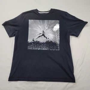 Jordan Herren XXL Grafik T-Shirt Schwarz Jumpman Flight Burst Tee Streetwear Retro - Bild 1 von 10