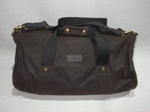 Bolso de Lona Barbour Barrell Cera Algodón Oliva Fin de Semana - Imagen 1 de 19