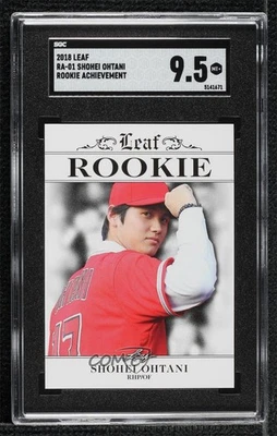2018 Leaf Rookie II Achievement Shohei Ohtani #RA-01 SGC 9.5 Mint+ RC - Image 1 of 2