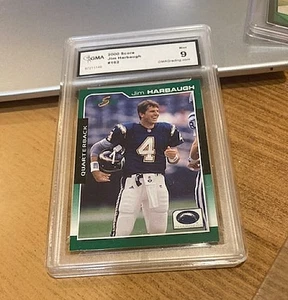 2000 Score #162 Jim Harbaugh GMA MINT 9 GRADED - Picture 1 of 1