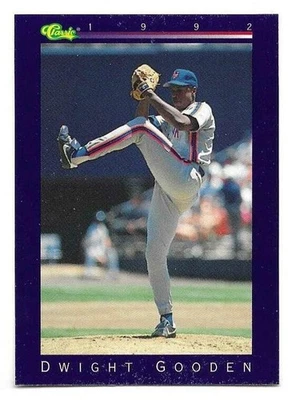 DWIGHT DOC GOODEN 1992 CLASSIC CARD NEAR MINT+ CONDITION - Image 1 of 2