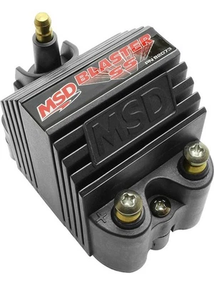 MSD Ignition Coil Blaster Ss E-Core Square Epoxy Black 40000 V (82073) - Image 1 of 4