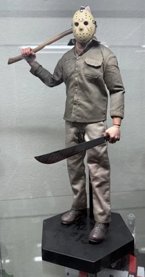 Sideshow Collectibles Jason Voorhees Friday The 13th Pt. Figura III escala 1:6 Foto 1 de 4