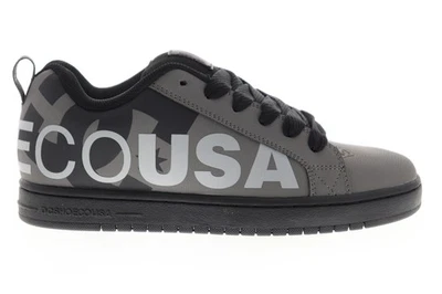DC Court Graffik SE 300927-XSKS Hombres Gris Inspirado en el Patín Tenis Zapatos Foto 1 de 4