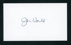 Tarjeta 3x5 firmada por Jim Hall Auto Racing Driver, Salón de la Fama del Motorsport G1293 - Imagen 1 de 1