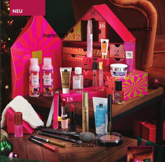 AVON Luxus Beauty Adventskalender mit Geschenken für 24 Tage Beauty Box Kosmetik - Bild 1 von 1
