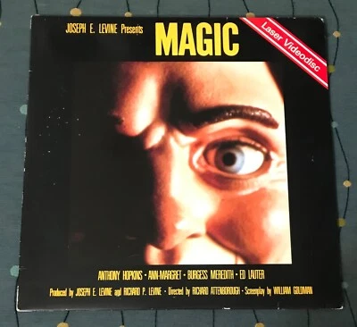 MAGIC (Laserdisc, 1982) Anthony Hopkins Ann-Margret Horror Love Story 1978 Film - Image 1 of 3