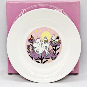 Moomin Ceramic Salad Cake Plate Moominvallley Dessert Dish CircleSunkus 2007 M3 - Picture 1 of 9
