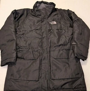 The North Face Hyvent Black Goose Down Parka Jacket Mens Size XXL No Hood - Picture 1 of 15