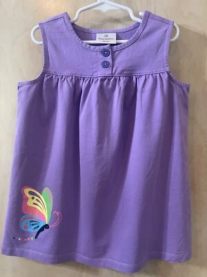 Blusa Hanna Andersson sin mangas para niñas con mariposa talla 130 EE. UU. talla 6-7  Foto 1 de 4