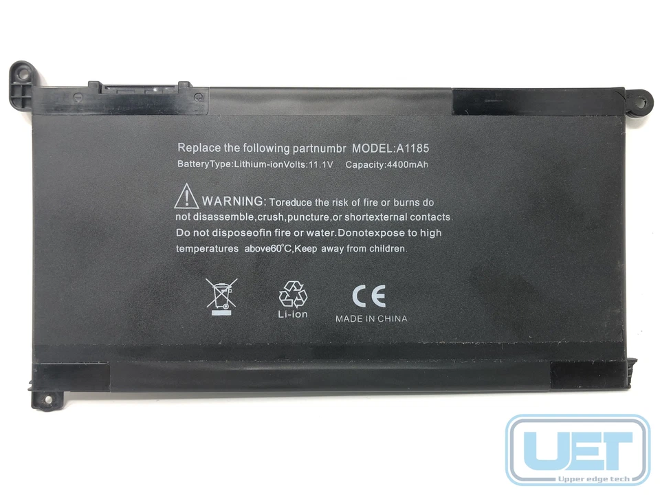 Batería de repuesto 2 en 1 Dell Chromebook 3189 3180 5190 A1185 3 celdas 42 Whr Foto 1 de 3