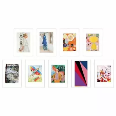 Ikea SVANESUND 9 Art cards, mixed motifs 8" x 10"  NEW  - Image 1 of 4