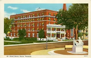 Postal de colección de Hotel Barre Vermont - Imagen 1 de 2
