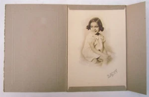 BLACK AMERICANA LARGE VINTAGE PHOTO OF GIRL Brooklyn New York - Picture 1 of 2