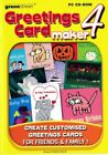 Greeting Card Maker 4 - Design Create Printing Software - PC CD-ROM (Brand New) 