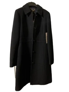 Classic lady day coat in Italian double-cloth wool with Thinsulate Size 6 New - Picture 1 of 7