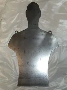AR500 Steel Torso Target Silhouette 3/8" X 18" X 30" IPSC IDPA - Picture 1 of 2