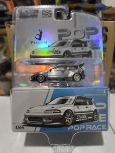 POP RACE Chase Pandem Civic EG6 Enigma Metallic 001 - Picture 1 of 8