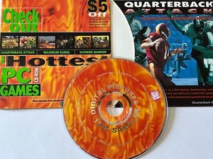 Vintage PC Gamer Demo 1995 Disk Quarterback Attack, Best Selling Games plus - Picture 1 of 4