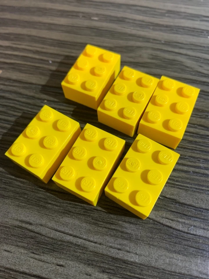 乐高零件 3002 (6 件) 2x3 砖标准选择颜色 — 第 1/1 张图片