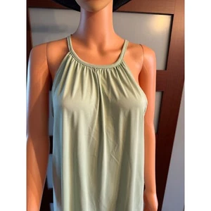 Double zero Pastel Green Sleeveless dress maxi size Large - Picture 1 of 12