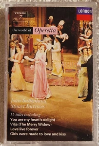 Joan Sutherland / Stuart Burrows – The World Of Operetta Cassette London - Picture 1 of 6