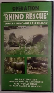 Operation Rhino Rescue VHS PAL Video wildlife documentary John Aspinall 1991 - Picture 1 of 4