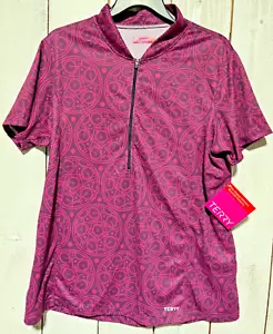 TERRY CYCLING WOMENS SHORT SLEEVE BIKE MANDALA CYCLING JERSEY SIZE XXL - Picture 1 of 8
