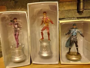 "3" KID FLASH, CAPTAIN BOOMERANG & STAR SAPPHIRE D.C. UNIVERSE 2015 EAGLEMOSS - Picture 1 of 11