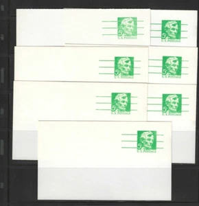 New Small Pack of 7 UX55 U. S. Mint Postal Cards - Picture 1 of 1