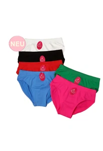 6er Pack  Mikrofaser  Hüftslip Seamless Damen Slip Unterhose Nahtlose Slips Pant - Bild 1 von 1