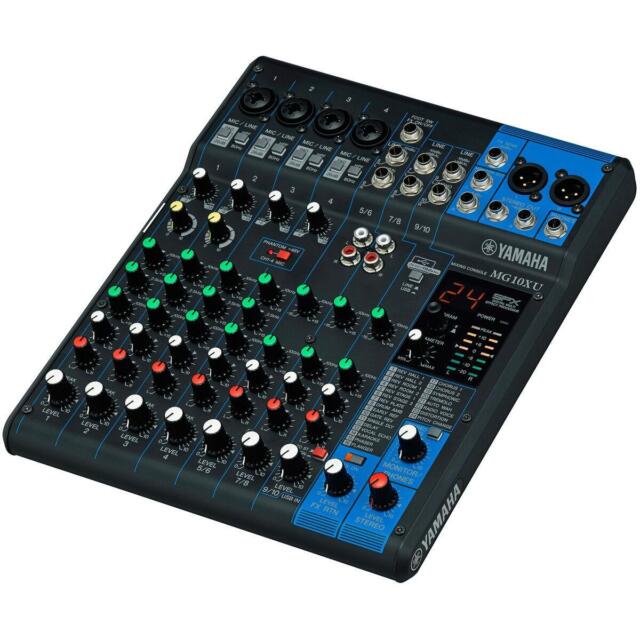 Mezclador de audio de 16 canales, consola de mezcla de tablero de sonido,  mezclador de sonido DJ con USB y Bluetooth, mezclador de audio de estudio