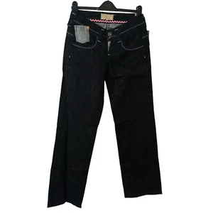 Rip Curl Jeans Womens W28 Boyfriend Fit Trousers Surf Wear Cooky Black Reef Wash - Picture 1 of 13