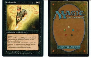 MAGIC THE GATHERING, MTG FBB NIGHTMARE / NACHTMAHR (German) lp - Picture 1 of 1