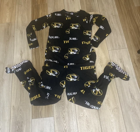 Missouri State Tigers Adult One Piece Pajamas  size small Cover
